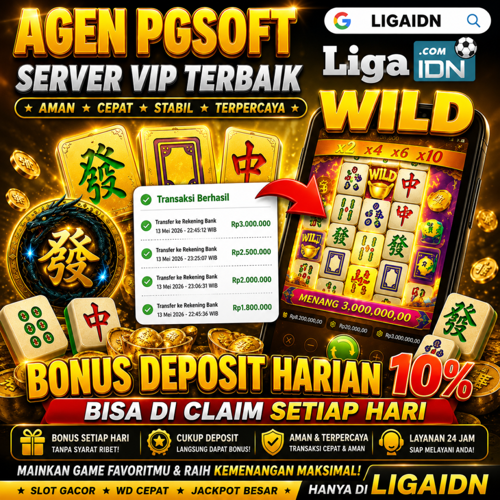 BUKTI KEMENANGAN MEMBER LIGAIDN TANGGAL 13 JULI 2026