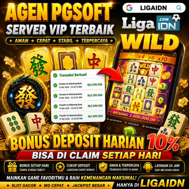 BUKTI KEMENANGAN MEMBER LIGAIDN TANGGAL 13 JULI 2026