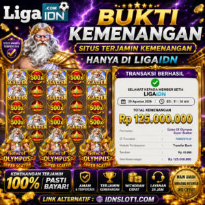 BUKTI KEMENANGAN MEMBER LIGAIDN TANGGAL 19 AGUSTUS 2026