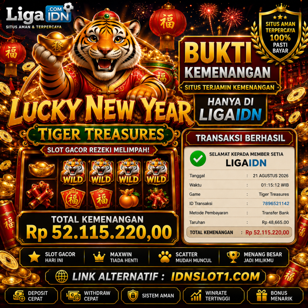 BUKTI KEMENANGAN MEMBER LIGAIDN TANGGAL 21 AGUSTUS 2026